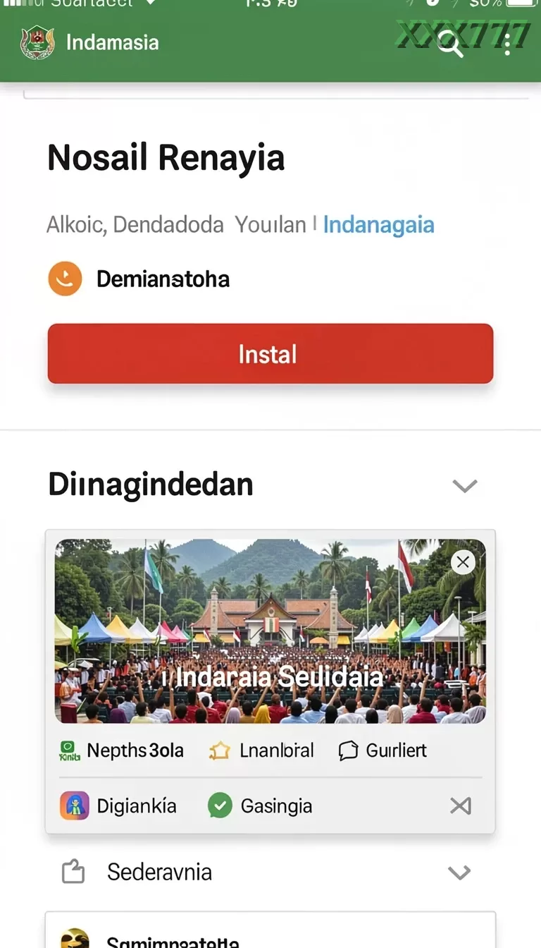Cuplikan layar SVIP9 — menu navigasi